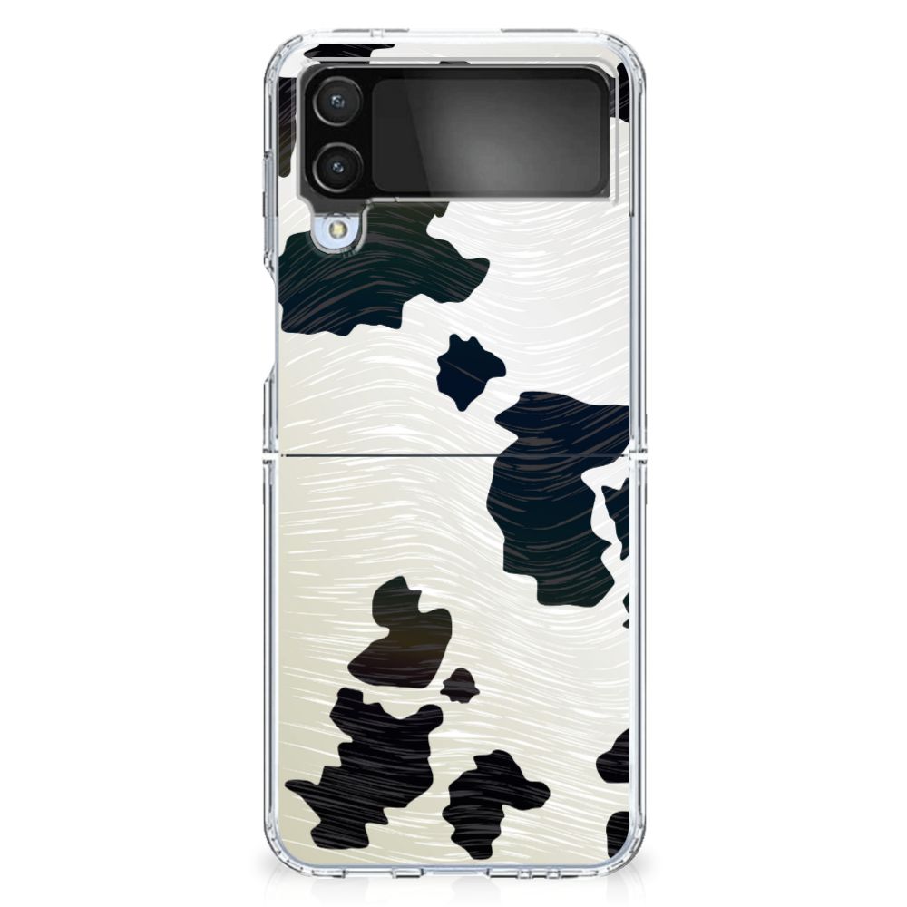 Samsung Galaxy Z Flip 4 TPU Hoesje Koeienvlekken