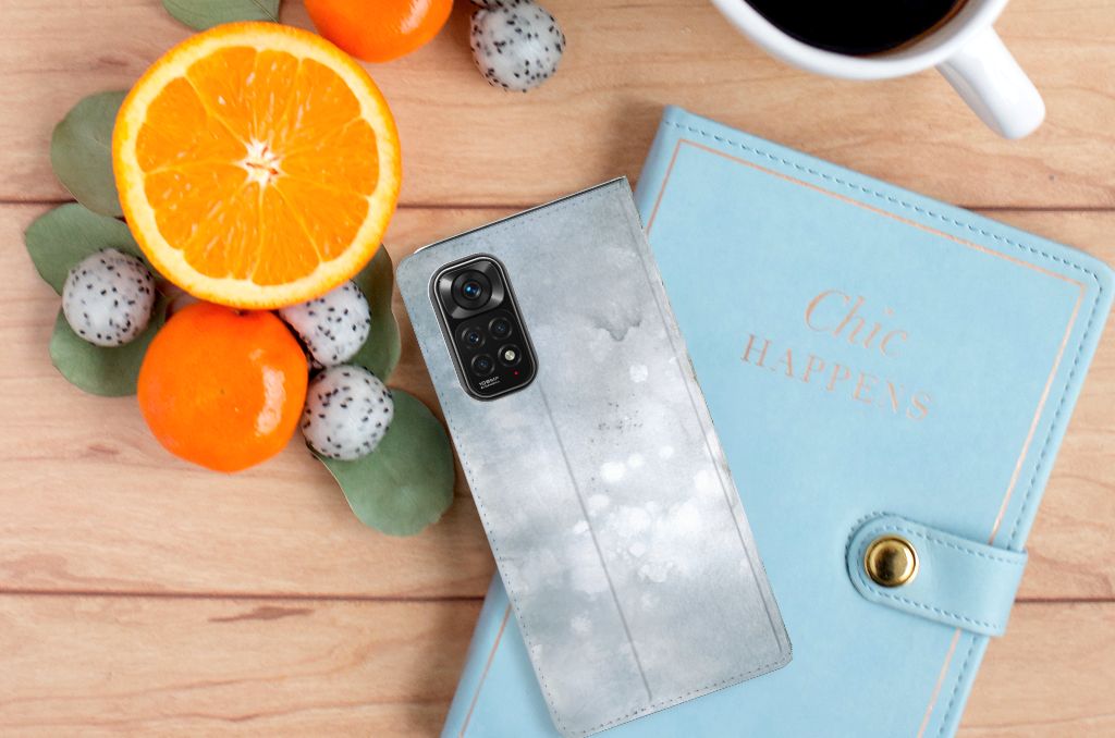 Bookcase Xiaomi Redmi Note 11/11S Painting Grey - B2C Telecom