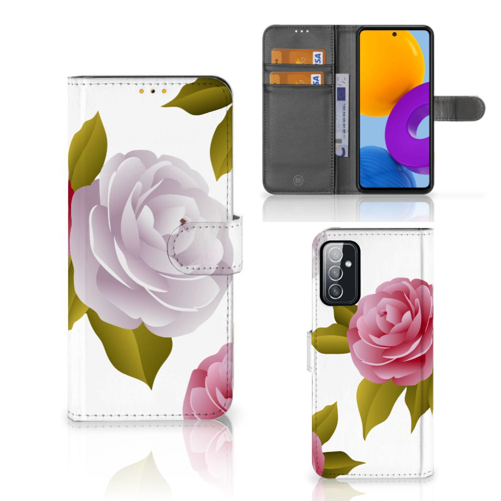 Samsung Galaxy M52 Hoesje Roses