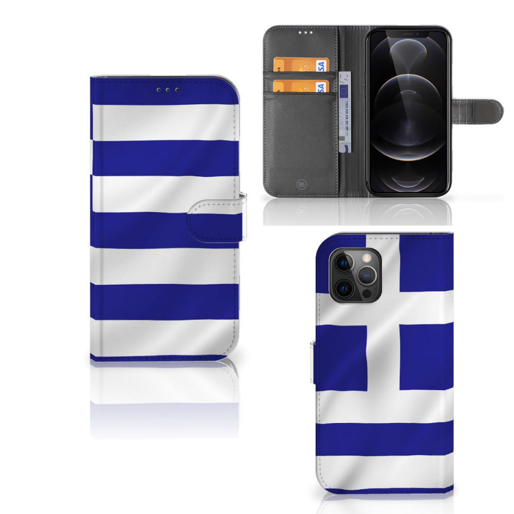 Apple iPhone 12 Pro Max Bookstyle Case Griekenland