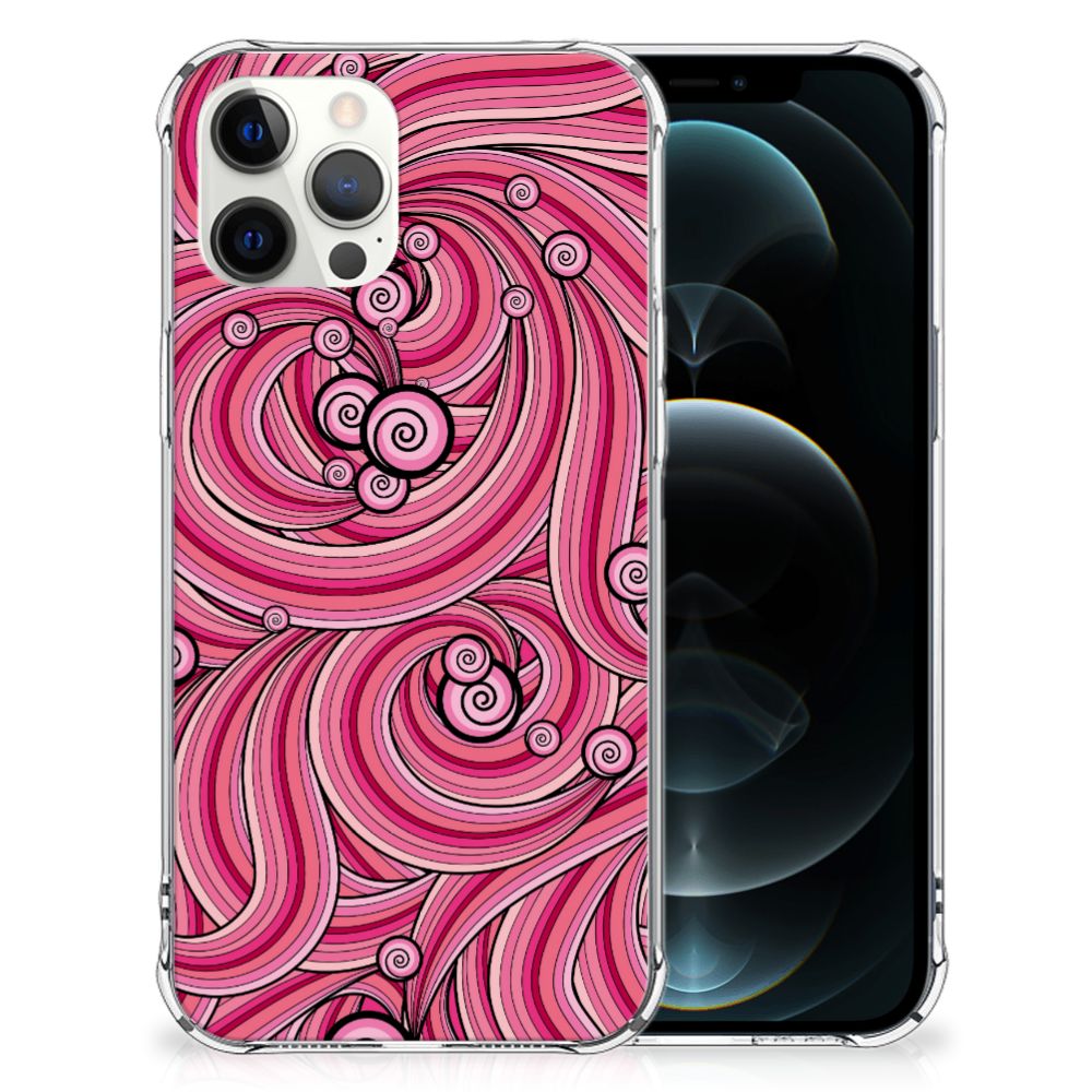 iPhone 12 Pro Max Back Cover Swirl Pink B2C Telecom