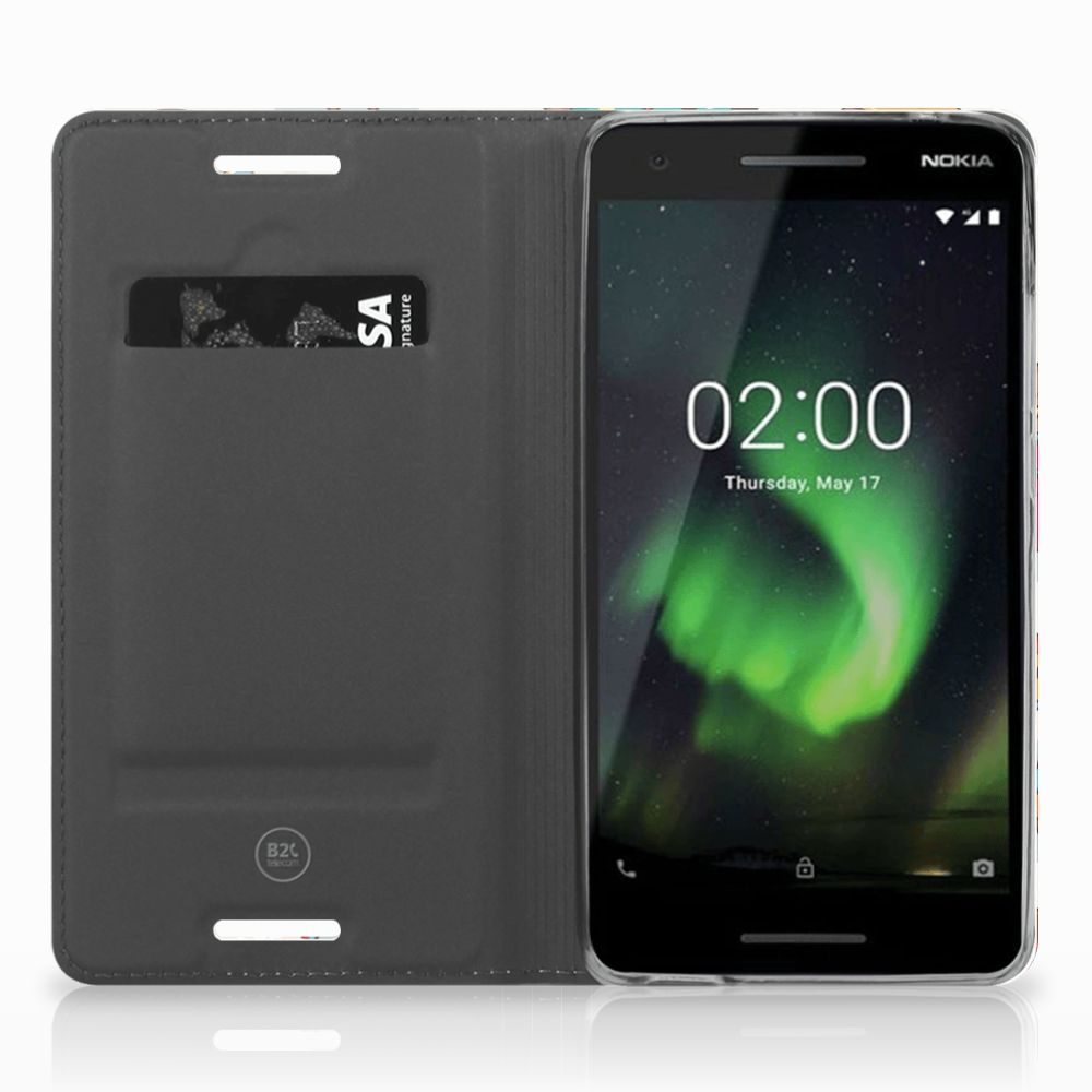 Nokia 2.1 2018 Hoesje maken Vrolijke Uilen