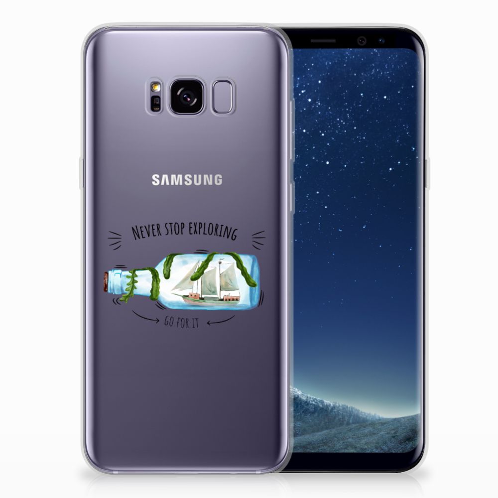 Samsung Galaxy S8 Plus Telefoonhoesje met Naam Boho Bottle