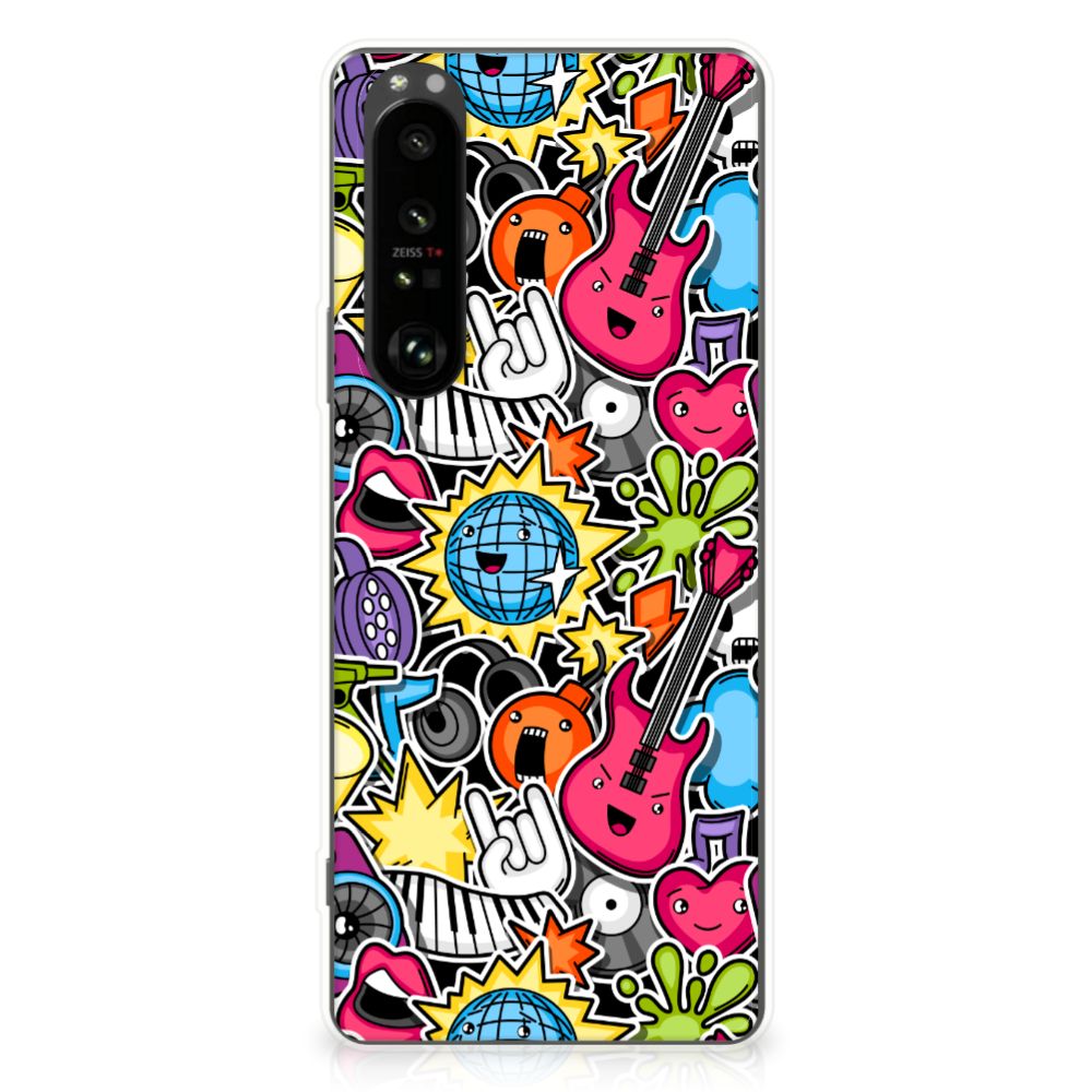 Sony Xperia 1 III Silicone Back Cover Punk Rock B2C Telecom