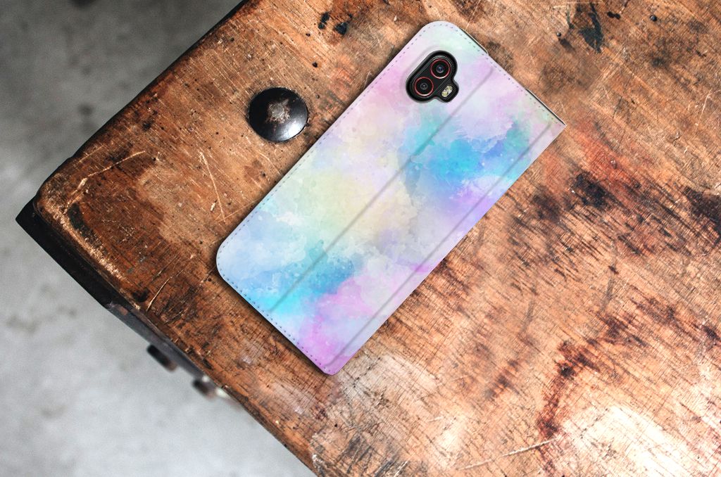 Bookcase Samsung Galaxy Xcover 6 Pro Watercolor Light - B2C Telecom