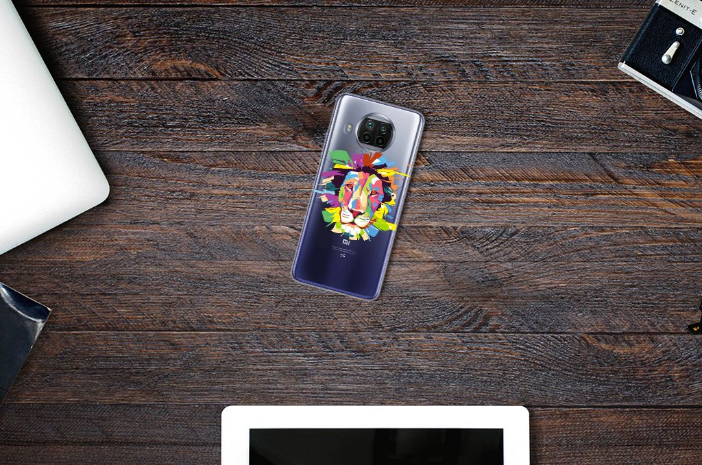 Xiaomi Mi 10T Lite Telefoonhoesje met Naam Lion Color B2C Telecom