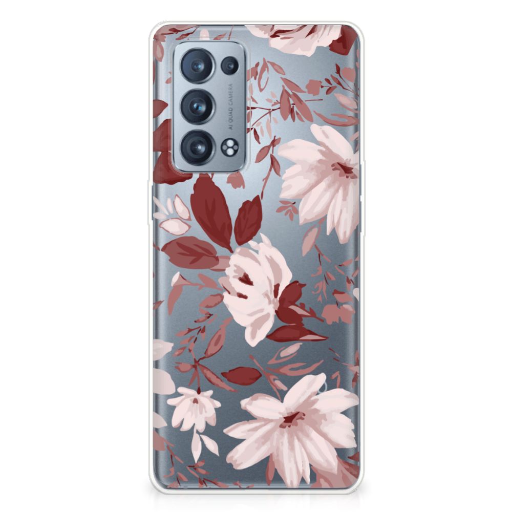 Hoesje maken OPPO Reno 6 Pro Plus 5G Watercolor Flowers