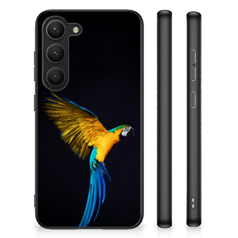 Samsung Galaxy S23 Dierenprint Telefoonhoesje Papegaai B2C Telecom
