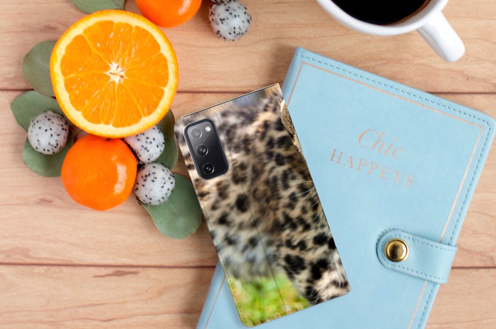 Samsung Galaxy S20 FE Hoesje maken Baby Luipaard - B2C Telecom
