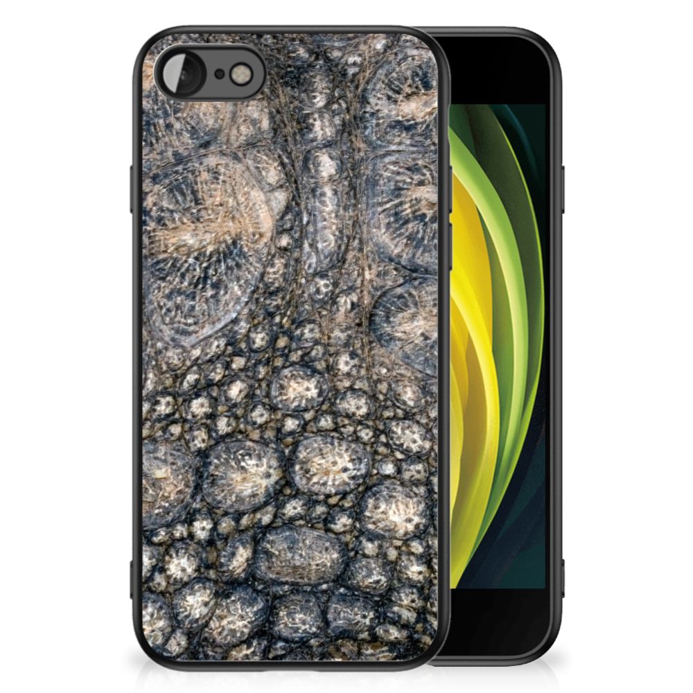 iPhone SE 2022 | SE 2020 | 7/8 Dierenprint Telefoonhoesje Krokodillenprint met krokodillenprint design