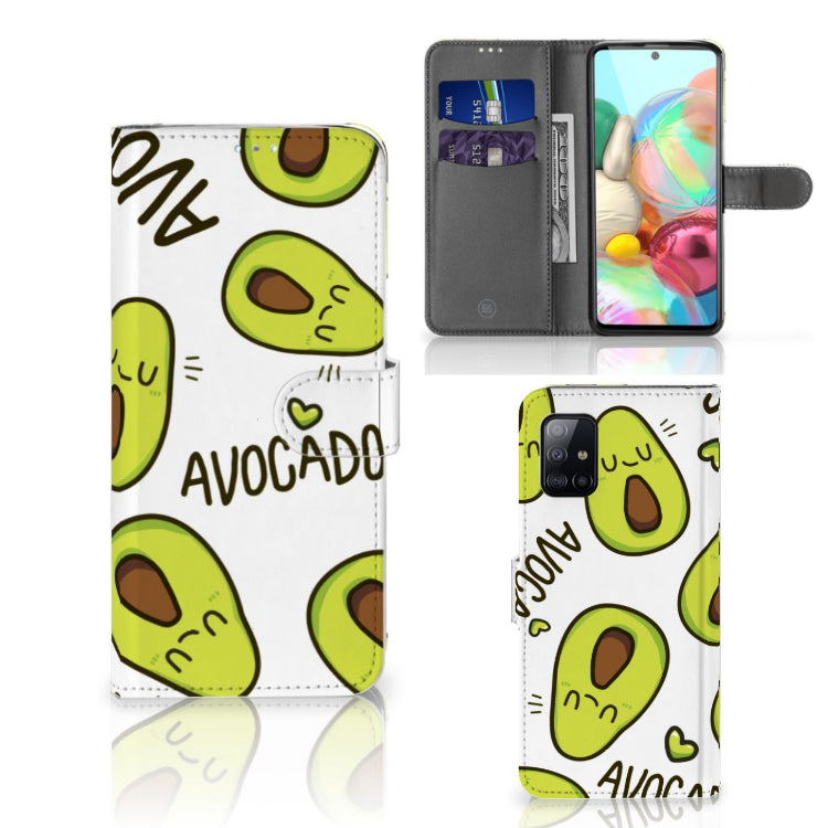 Samsung Galaxy A71 Leuk Hoesje Avocado Singing