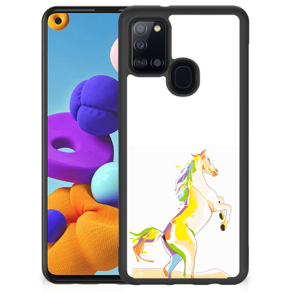 Samsung Galaxy A21s Bumper Hoesje Horse Color B2C Telecom