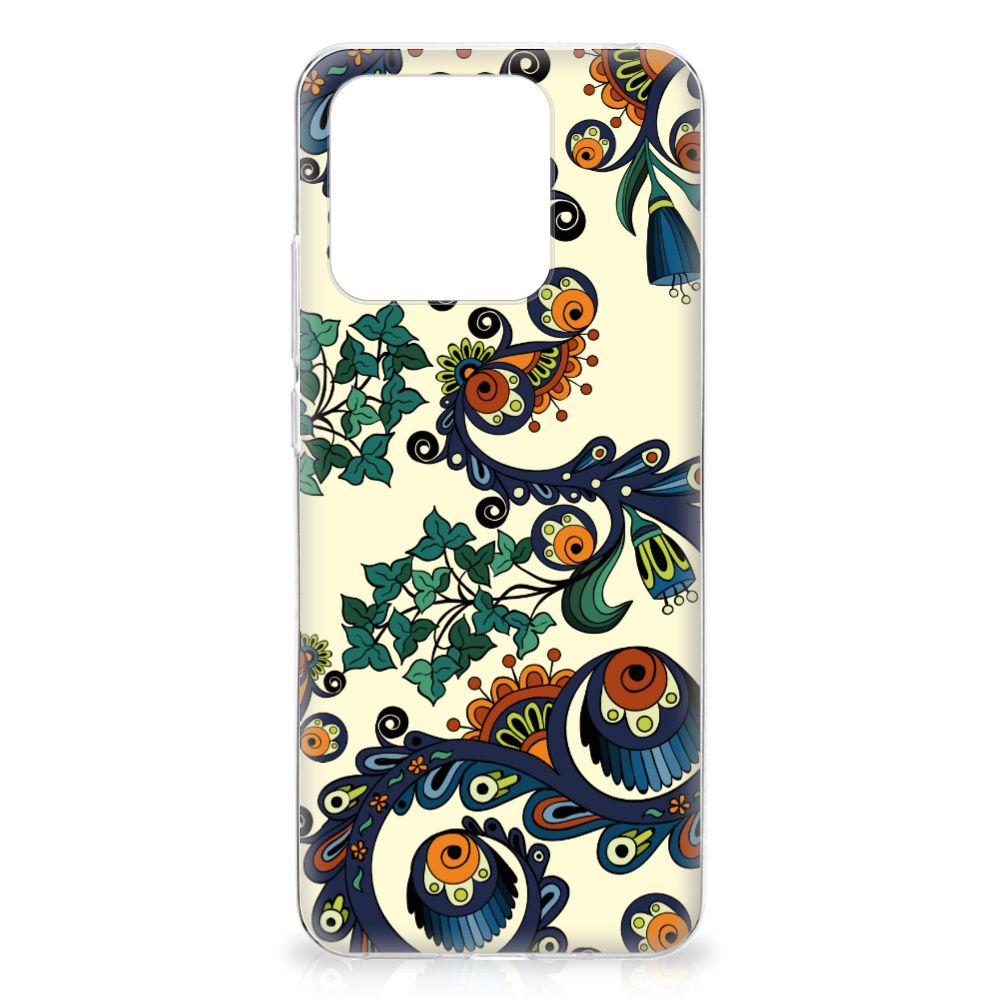 Siliconen Hoesje Xiaomi Redmi 10C Barok Flower
