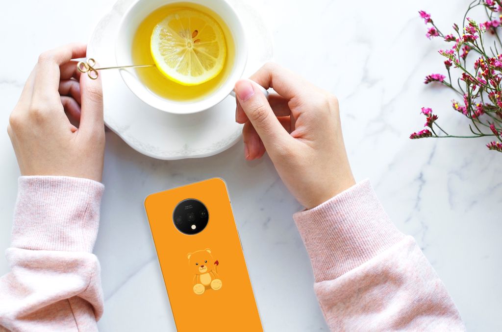 OnePlus 7T Telefoonhoesje met Naam Baby Beer