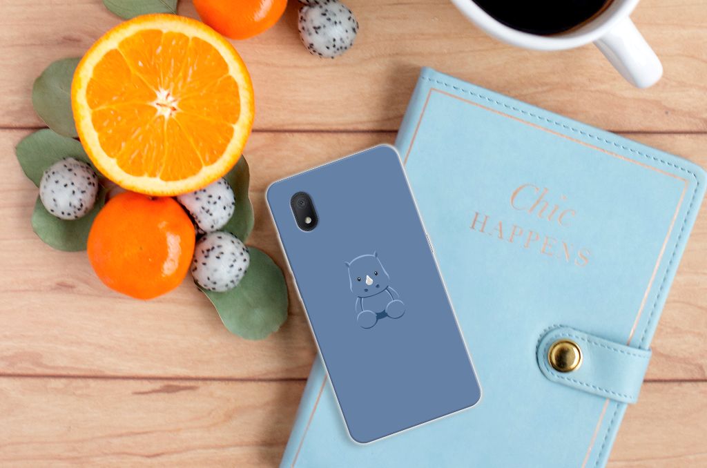 Alcatel 1B (2020) Telefoonhoesje met Naam Baby Rhino B2C Telecom