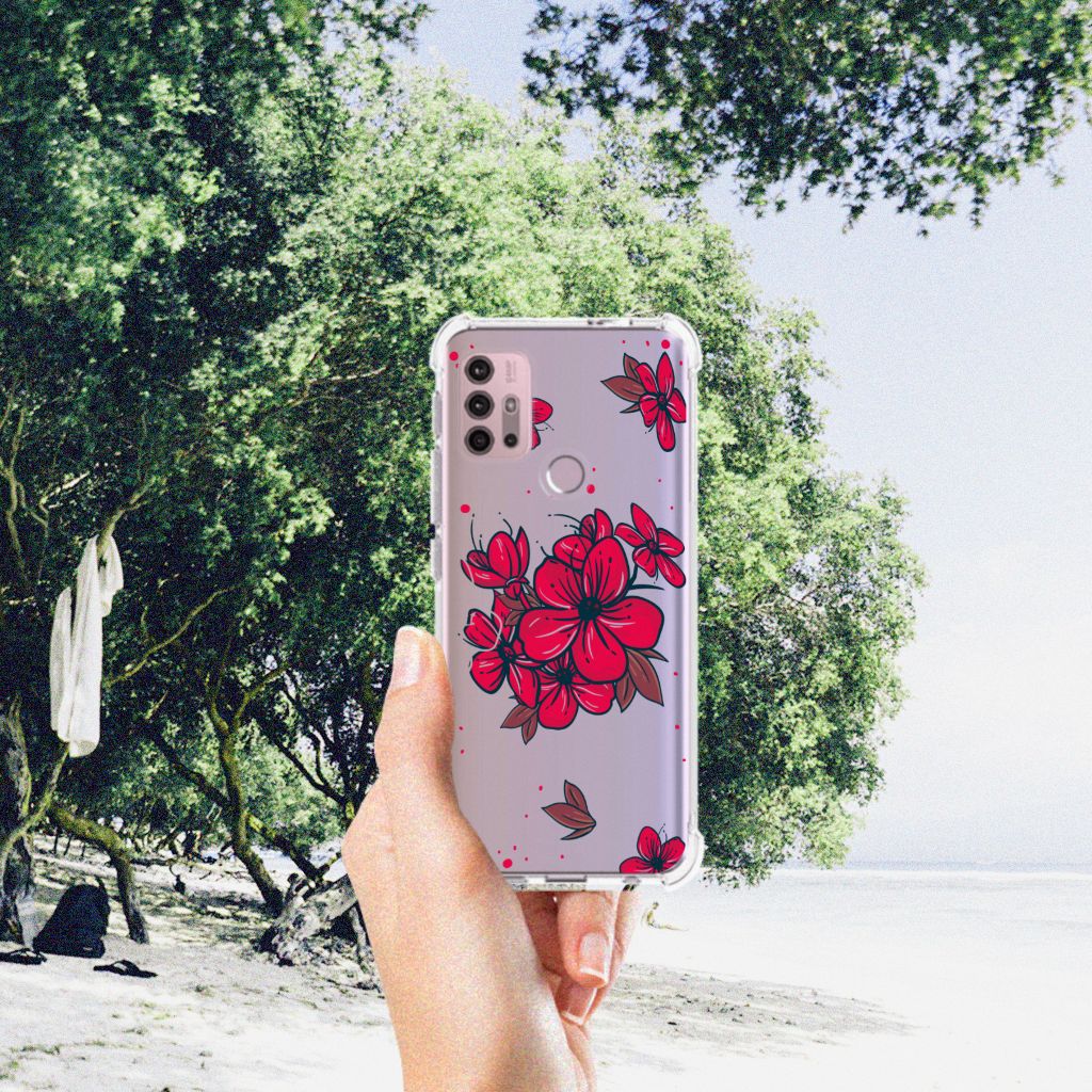 Motorola Moto G30 | G20 | G10 Case Blossom Red B2C Telecom