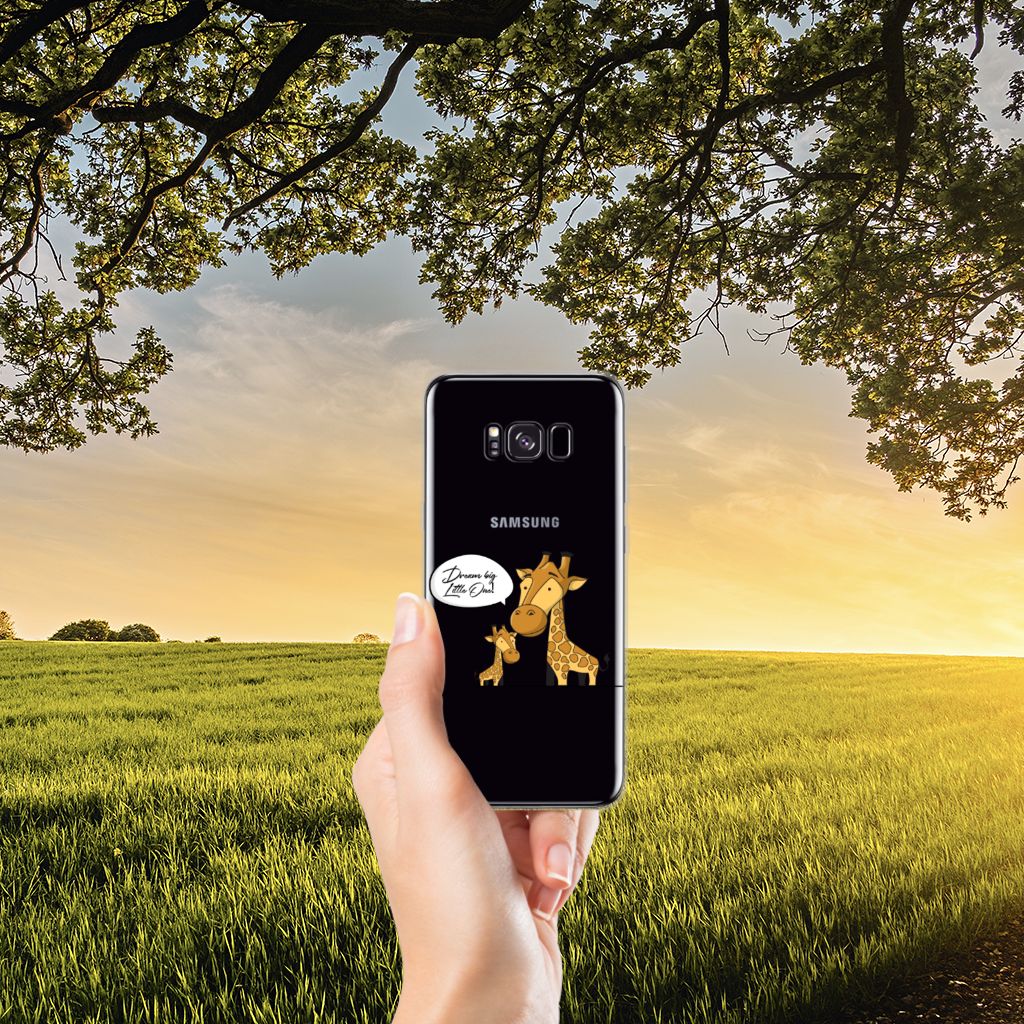 Samsung Galaxy S8 Plus Telefoonhoesje met Naam Giraffe