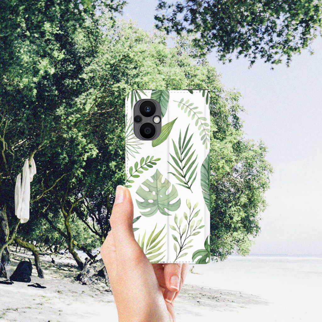 OPPO Reno8 Lite Smart Cover Leaves - B2C Telecom