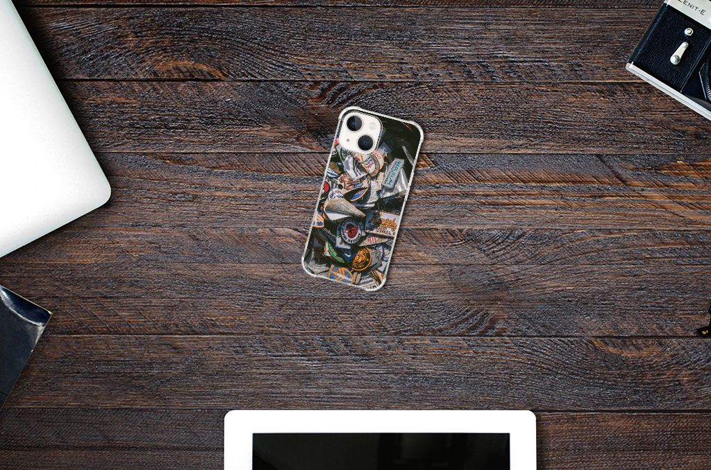iPhone 13 Anti-shock Hoesje met foto Badges B2C Telecom
