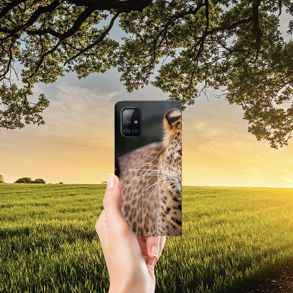 Samsung Galaxy A71 Hoesje maken Luipaard - B2C Telecom