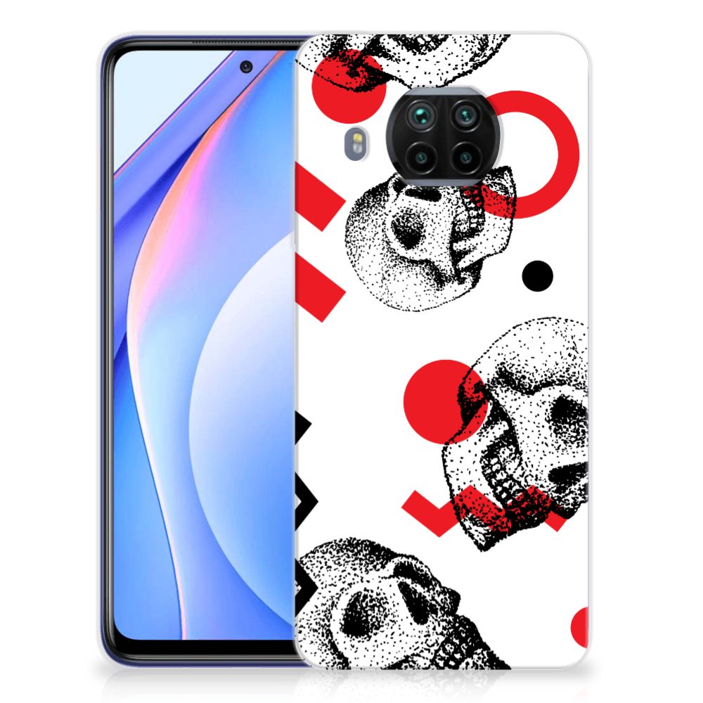 Silicone Back Case Xiaomi Mi 10T Lite Skull Red B2C Telecom
