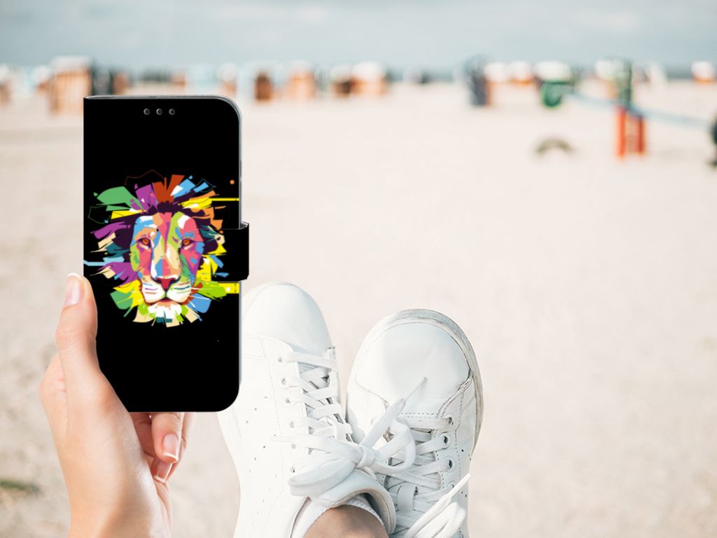 Honor 10 Lite Leuk Hoesje Lion Color