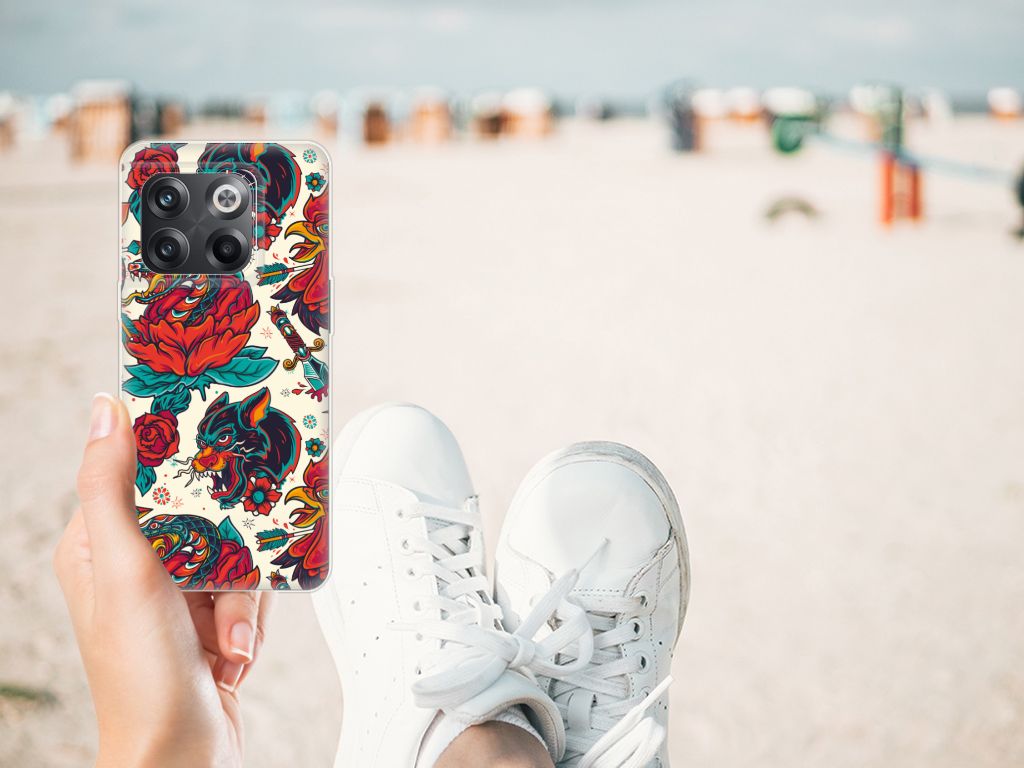Siliconen Hoesje met foto voor OnePlus 10T Old Skool B2C Telecom