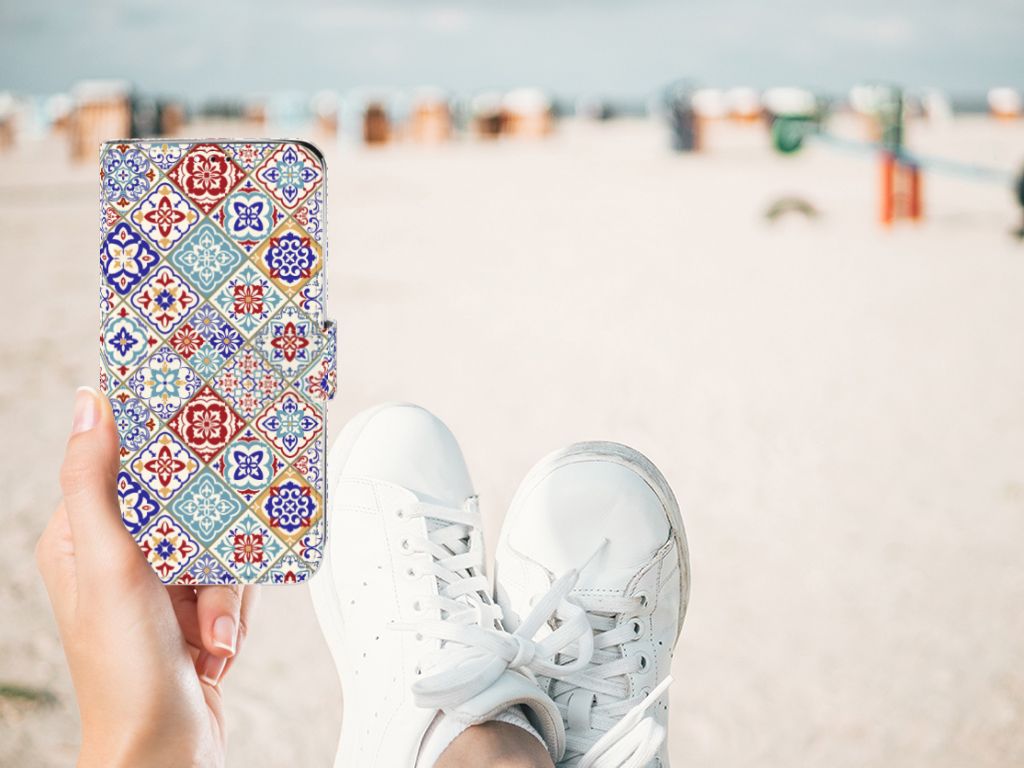 Motorola Moto G7 | G7 Plus Bookcase Tiles Color
