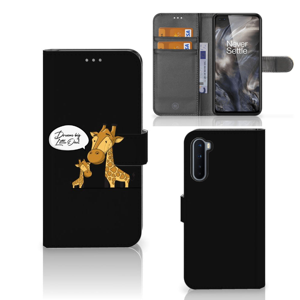 OnePlus Nord Leuk Hoesje Giraffe