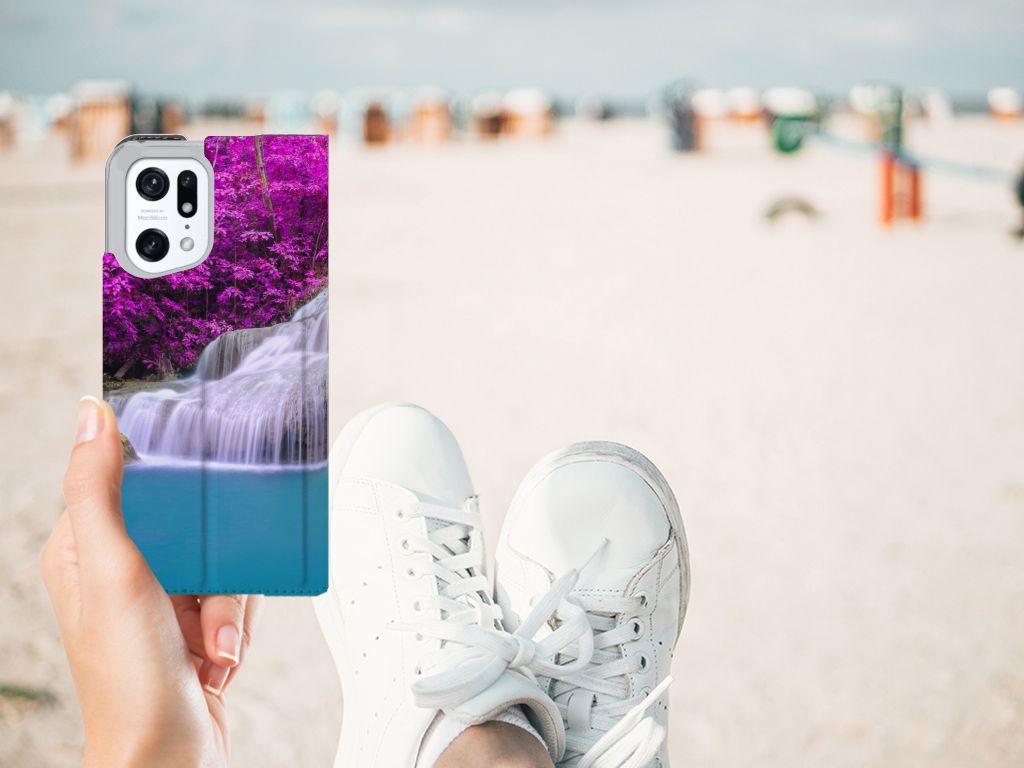 OPPO Find X5 Pro Book Cover Waterval - B2C Telecom