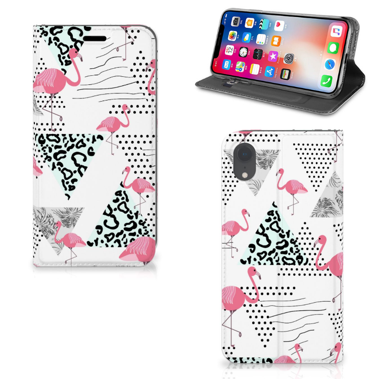 Apple iPhone Xr Hoesje maken Flamingo Triangle