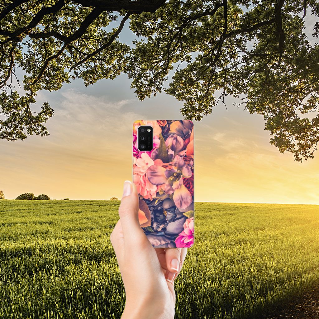 Samsung Galaxy A41 TPU Case Bosje Bloemen B2C Telecom