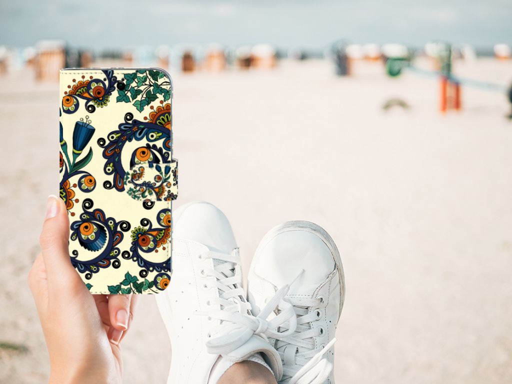 Wallet Case Honor 10 Lite Barok Flower
