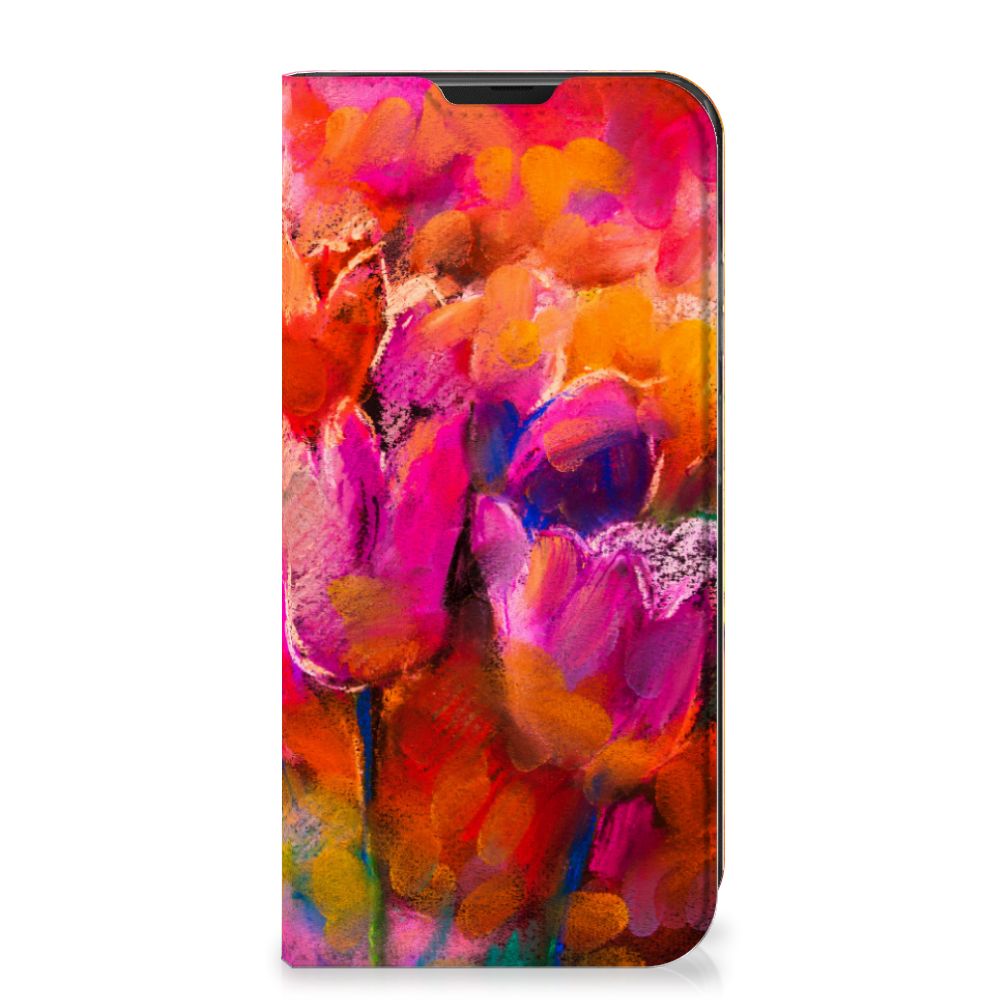 Bookcase Samsung Galaxy Xcover 6 Pro Tulips - B2C Telecom