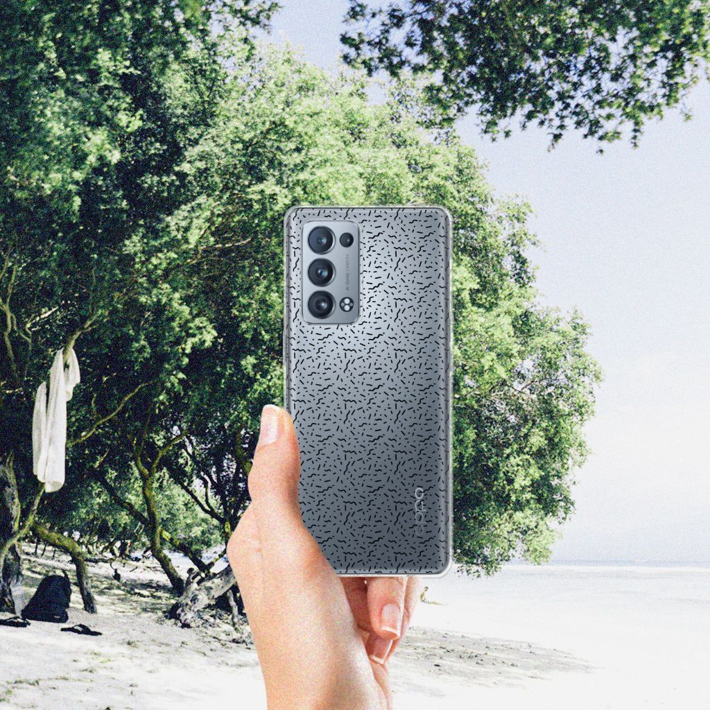 OPPO Reno 6 Pro Plus 5G TPU bumper Stripes Dots B2C Telecom