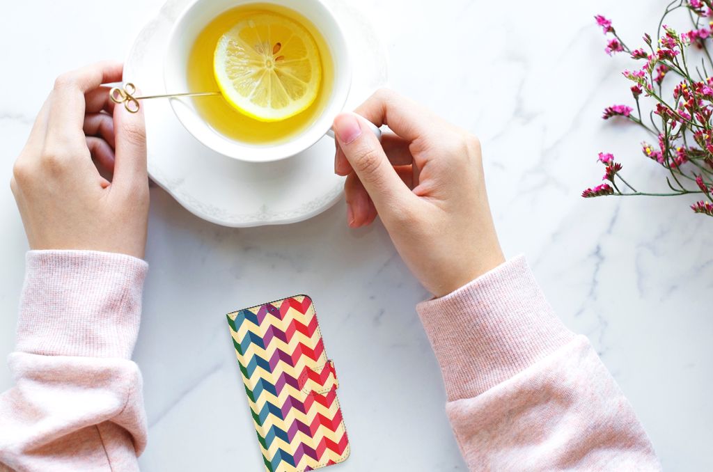 Samsung Galaxy A53 Telefoon Hoesje Zigzag Multi Color