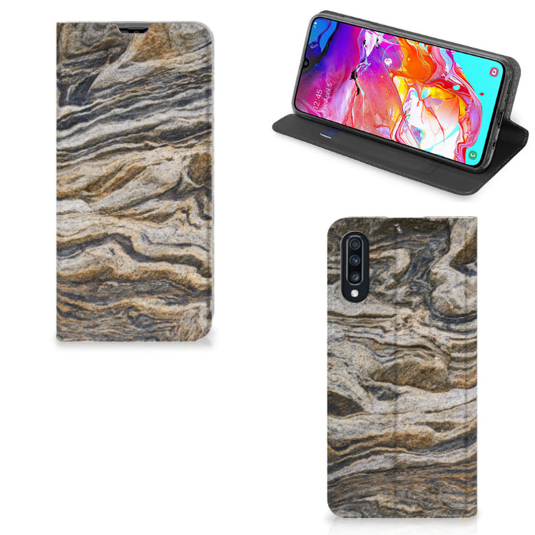Samsung Galaxy A70 Standcase Steen