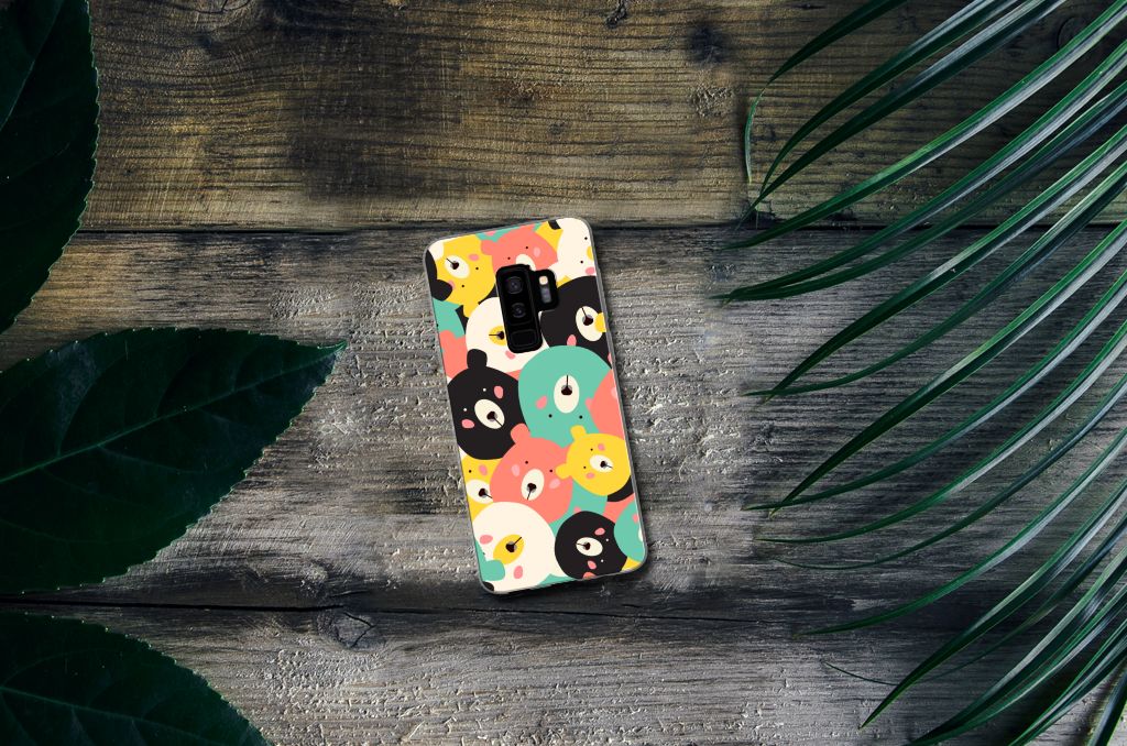 Samsung Galaxy S9 Plus Telefoonhoesje met Naam Bears