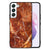 Samsung Galaxy S22 Marmeren Print Telefoonhoesje Marmer Bruin