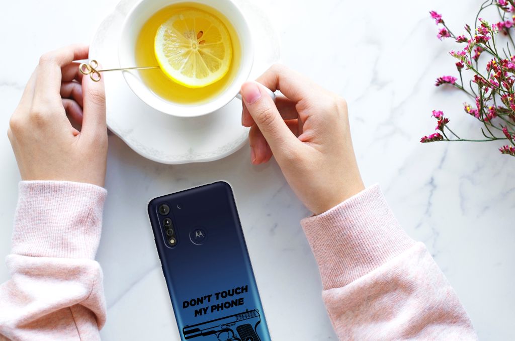 Motorola Moto G8 Power Lite Silicone-hoesje Pistol DTMP B2C Telecom
