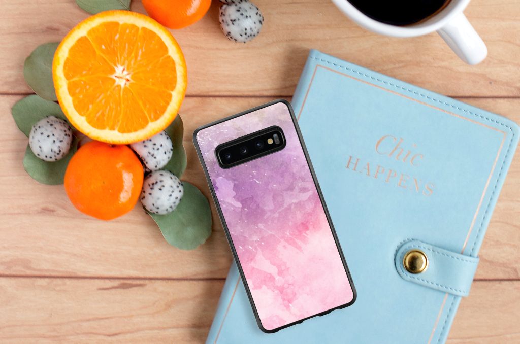 Case Samsung Galaxy S10+ Pink Purple Paint B2C Telecom
