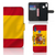 Honor 10 Lite Bookstyle Case Spanje