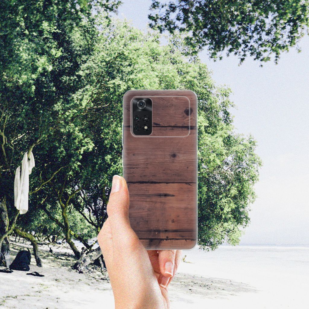 Xiaomi Poco M4 Pro 4G Bumper Hoesje Old Wood B2C Telecom