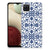 Samsung Galaxy A12 TPU Case Flower Blue