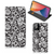iPhone 12 Pro Max Smart Cover Black Flowers - B2C Telecom