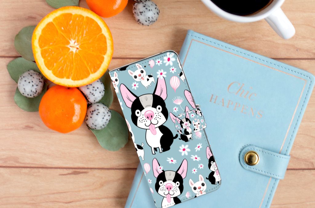 OPPO A17 Telefoonhoesje met Pasjes Hondjes