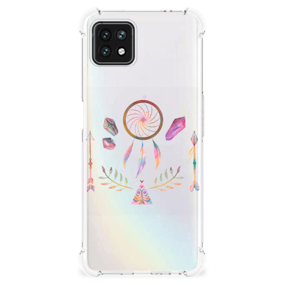 OPPO A53 5G | A73 5G Stevig Bumper Hoesje Boho Dreamcatcher B2C Telecom