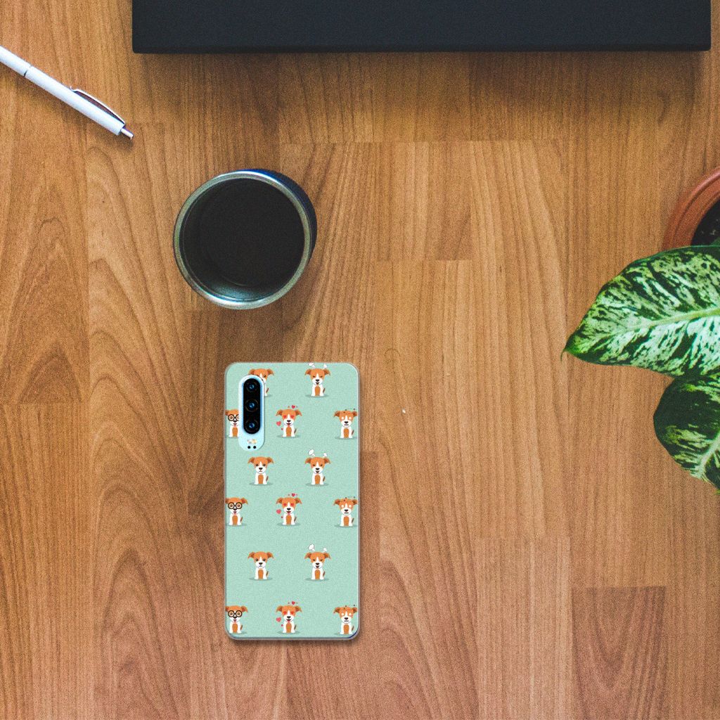 Huawei P30 TPU Hoesje Pups