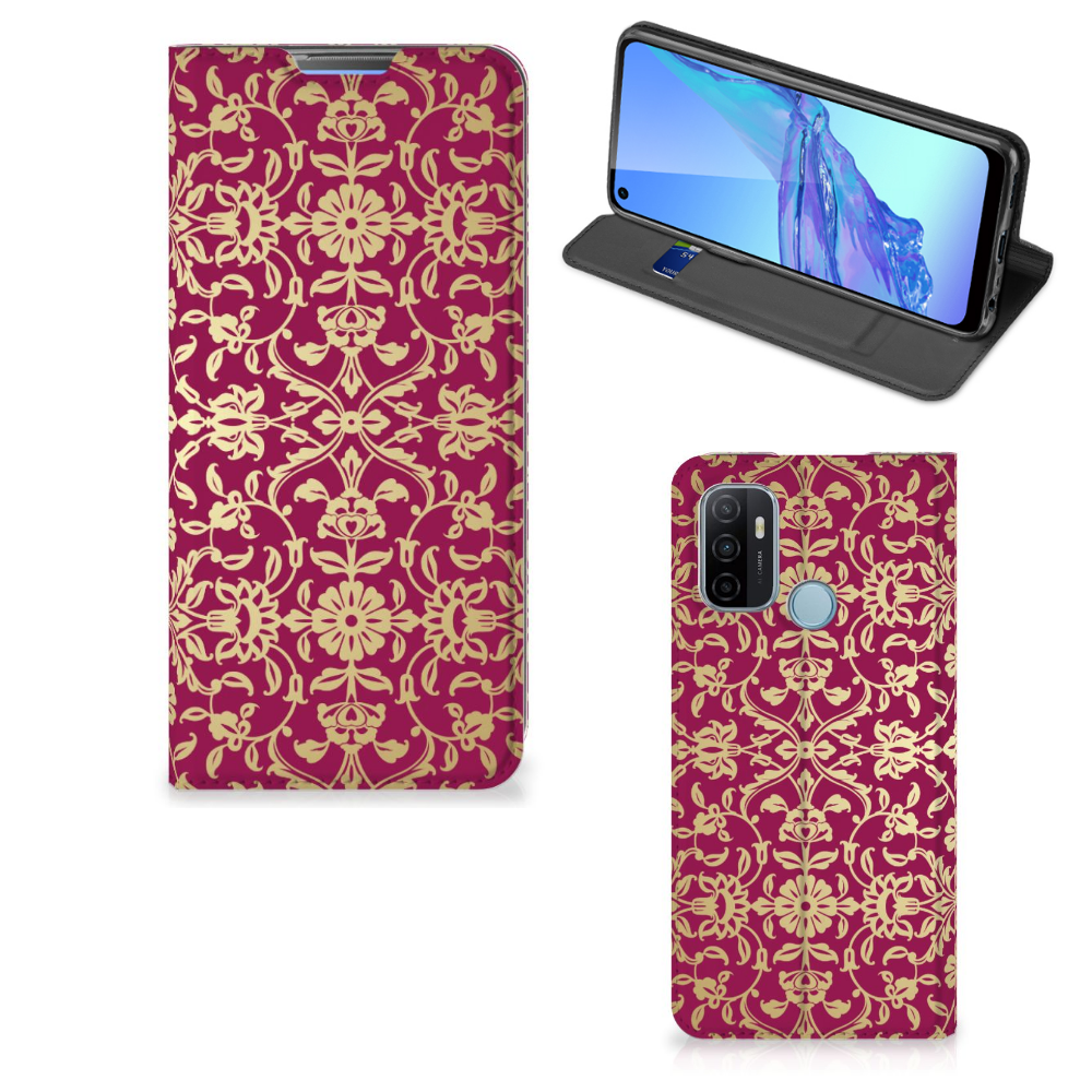 Telefoon Hoesje OPPO A53 | A53s Barok Pink - B2C Telecom