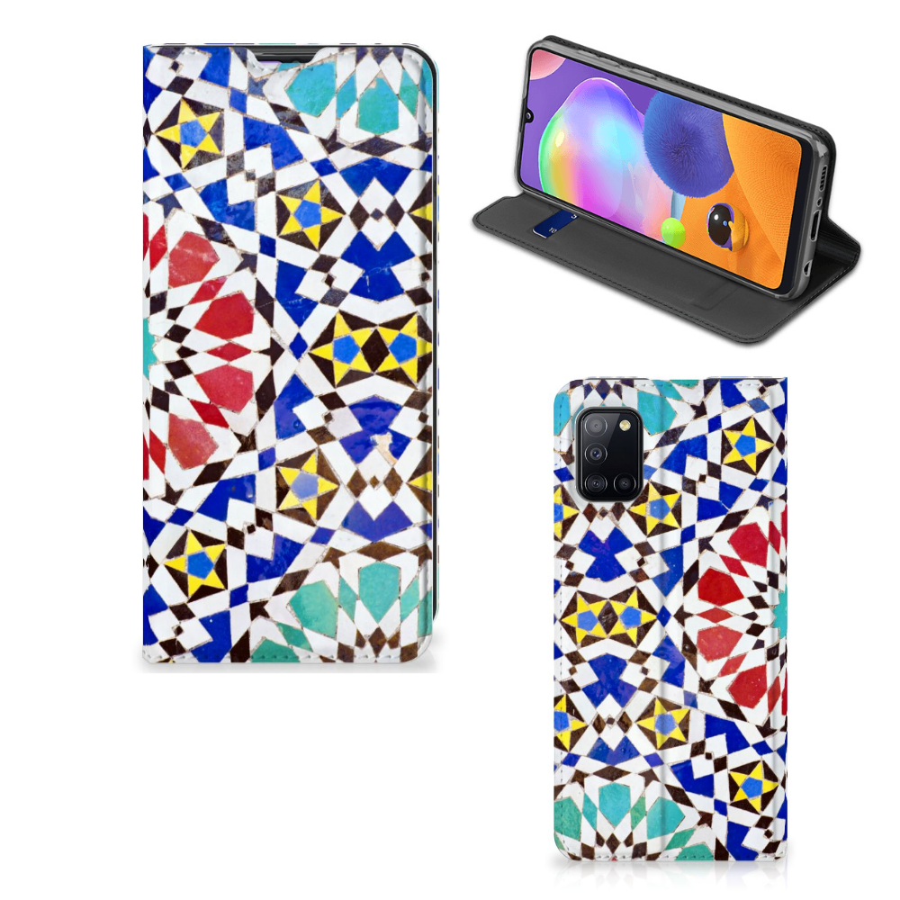 Samsung Galaxy A31 Standcase Mozaïek - B2C Telecom